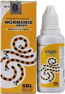 SBL Wormorid Drop Homeopathic for DeWorming Children 30ml x 2 Bottles - Picture 1 of 1