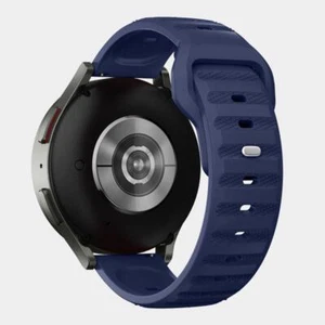 Backbuckle Square Pin For Samsung Galaxy Watch 6 5 4 Sports Silicone Band Strap - Zdjęcie 1 z 32
