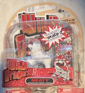 Rob Dyrdek's Wild Grinders Action Figure Meaty w/ Skate Board 2008 Mattel NIP - Picture 1 of 1