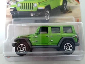2018 MATCHBOX '18 JEEP WRANGLER JL UNLIMITED RUBICON #62 DI 100 IN SCALA 1/64 - Foto 1 di 8