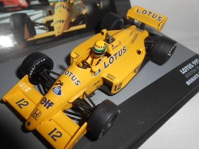 LOTUS 99T N°12  DU GRAND PRIX DE MONACO D'AYRTON SENNA DE 1987 1/43ème - Photo 1/2