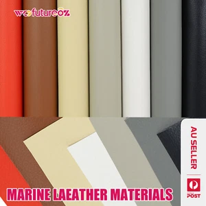 Marine Grade Rexine Leather Fabric Easy Renew Auto Van ATV UTV Boat Seat Sofa - Picture 1 of 15
