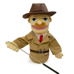 16''detective professional puppet detachable mouth&with extendable control lever - Picture 1 of 6