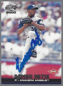 2000 Pacific baseball #12 Ramon Ortiz IP autograph signed card - Picture 1 of 1