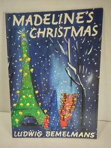 Madeline's Christmas by Ludwig Bemelmans 1985 Vintage Christmas Children's Book - Imagen 1 de 19