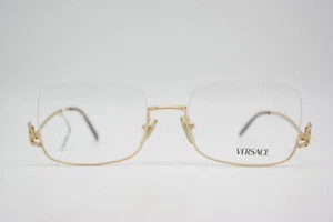 Brille Versace 1031-B Gold Halbrand Brillengestell eyeglasses Neu - Picture 1 of 6