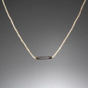 Freshwater Seed Pearls Sterling Silver Vtg Small Children's Necklace 16"l - Picture 1 of 5
