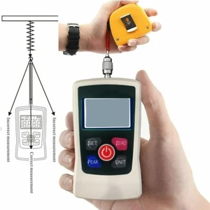 Misuratore di forza portatile misuratore di forza digitale a spinta con 50N 5kg 11Lb 180Oz - Foto 1 di 16