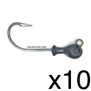 The "Ultimate" Barrel head jig 10pk DIY Tie your own Flairhawks SNOOK STRIPPER - Picture 1 of 1