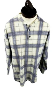 Suéter Pullover Vintage IOU Azul Púrpura Rayas Manga Larga Tejido Talla L - Imagen 1 de 5