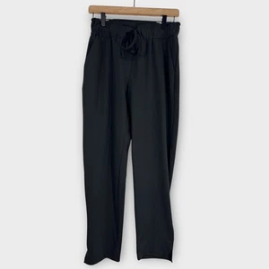 Joie Black Pull On Stretch Drawstring Tapered Leg Pants Women’s Size Small - Picture 1 of 9