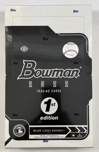 2022 Bowman Baseball 1st Edition Factory Sealed Hobby Box - Picture 1 of 2