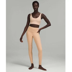 Lululemon Contour Beige Align Nulu 4-Way Stretch Pant 7/8 Leggings W5CTIS Size 0 - Picture 1 of 18