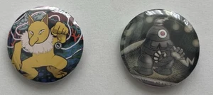 Custom Pokemon Hypno & Dusclops Round Buttons Clip Pins 1.5" NEW - Picture 1 of 3