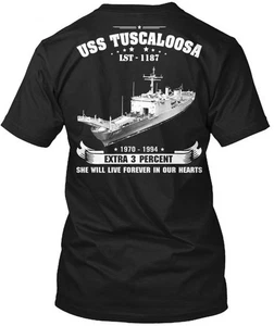 T-shirt maglietta USS Tuscaloosa (LST 1187) made in USA taglia dalla S alla 5XL - Foto 1 di 1
