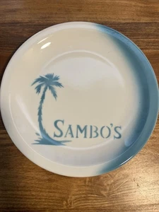 Vintage 9-3/4" Sambo’s Restaurant Dinner Plate 1950s Jackson China Advertising - Picture 1 of 2
