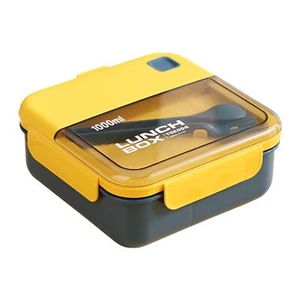 1 Set Food Box Food Grade Smooth Surface Household Sealed Lunch Pouch Thickened - Picture 1 of 11