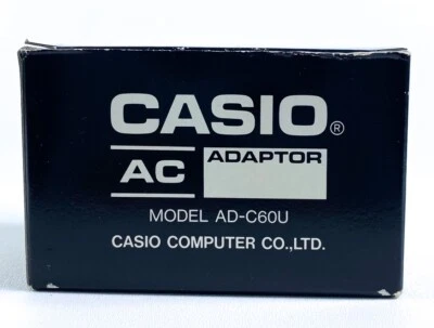 CASIO AC Replacement AD-C60U Input AC120V Made In Japan Power Adapter - Image 1 of 3