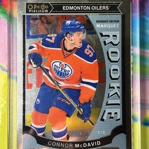 Connor McDavid RC 2015-16 O-Pee-Chee Platinum Marquee Rookies #M1 Oilers RC - Picture 1 of 11