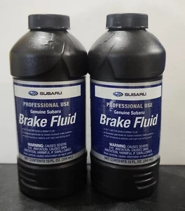 Lot of 2 ~ Genuine OEM Subaru Professional Brake Fluid 12oz/Bottle - Foto 1 di 2