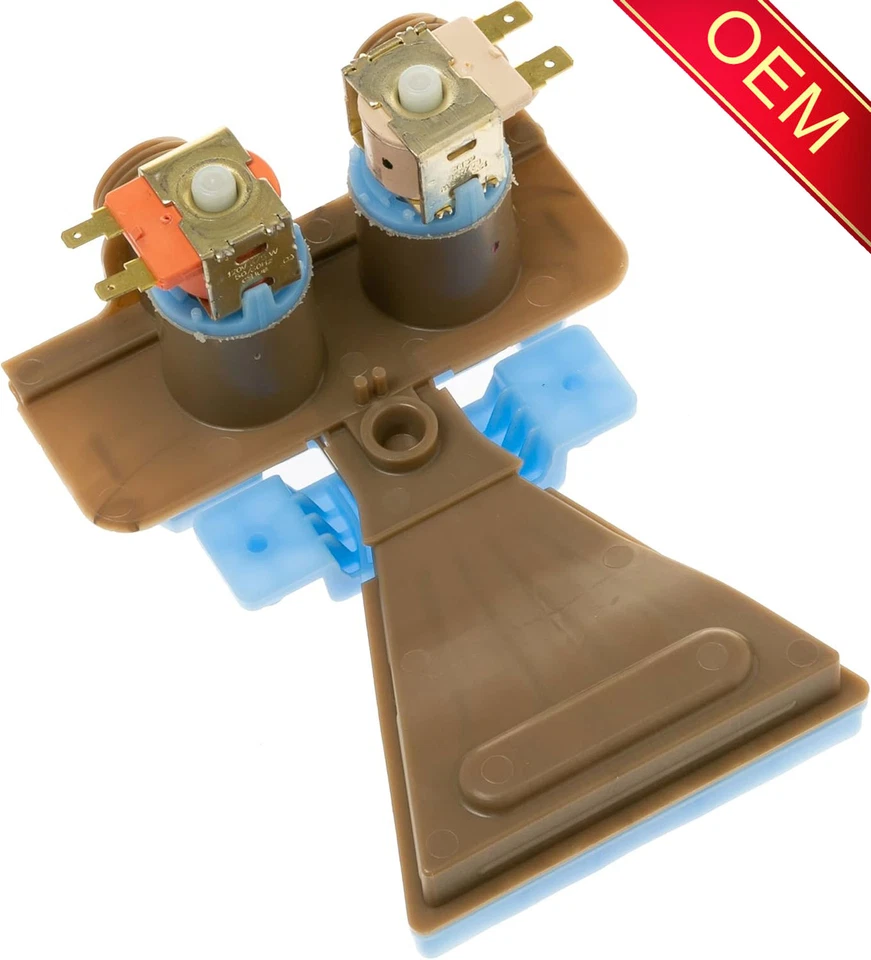 Válvula de entrada de agua para lavadora GE GTW335ASN0WW OEM Foto 1 de 1