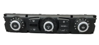 08-10 BMW 528i Dash Mount Dual Zone HVAC AC Heater Control W/ Heated Seats — 第 1/4 张图片