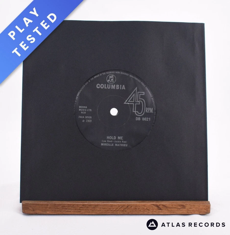 Mireille Mathieu - Hold Me - 7" Vinyl Record - VG+ Foto 1 de 4