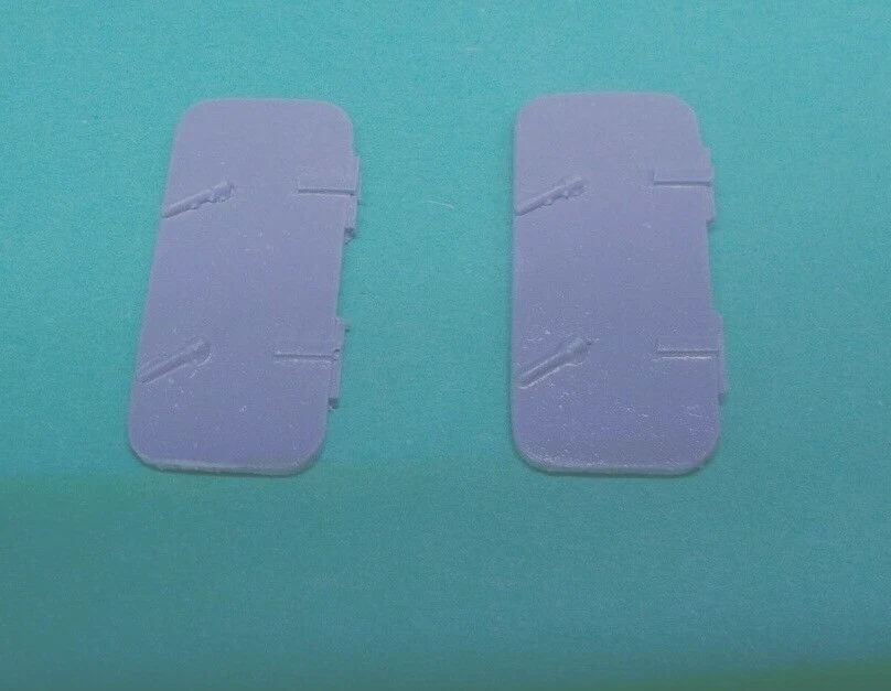 BATTLECRAFTS Pair of Ships Doors in 1/48th Scale. Model Boat Fittings.