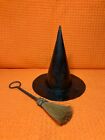 Primitive Early 17Th ~ 18Th Century Style Handmade Tin Halloween "Witches" Hat