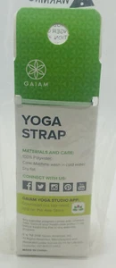 YOGA STRAP 6ft Blue/Purple Cotton Expand your range! Gaiam NEW! Machine Washable - Picture 1 of 5