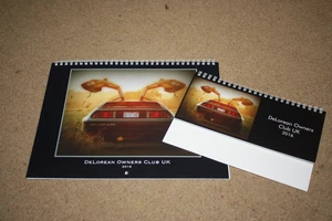 DeLorean Car 2016 DESK Calendar. Exclusive DeLorean Back To the Future Calendar - Picture 1 of 4