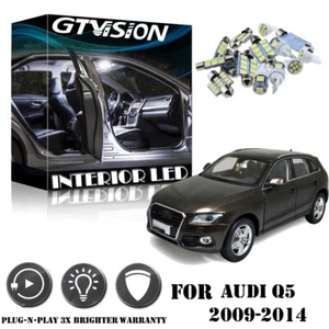 17Pcs Super Bright White LED Interior Lights Package Kit For Audi Q5 2009-2014 - Picture 1 of 11