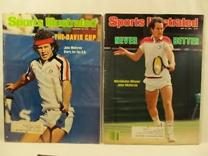 JOHN McENROE LOT Sports Illustrated Magazine Dec 18 1978 July 11 1983 Wimbledon - Bild 1 von 1