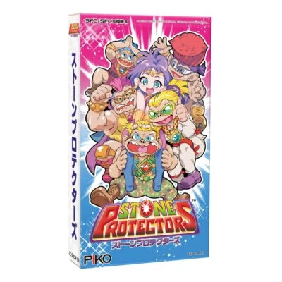 Super Famicom Compatible Machines Stone Protectors Game Software CC-SFCSP-OR NEW - Image 1 of 4