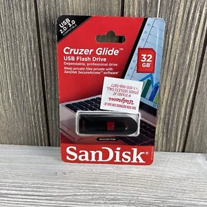 SanDisk Cruzer Glide USB 2.0 Flash Drive, 32GB New Sealed - Picture 1 of 14