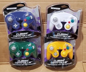 4 X Teknogame controller for Nintendo Gamecube purple, orange, white, green/blu - Picture 1 of 1