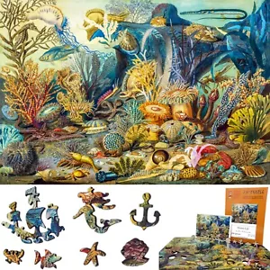 Rompecabezas de madera para adultos de FoxSmartBox - 444 piezas - Ocean Life - Imagen 1 de 6