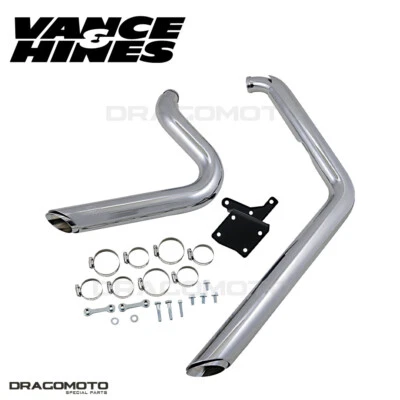 Harley FXDL 1340 Dyna Low Rider 1993-1998 Shortshots Impianto completo Vance ... Foto 1 de 4