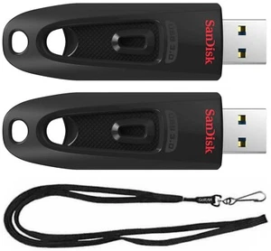 SanDisk 512GB Ultra 130MB/s High Speed USB 3.0 Flash Drive SDCZ48-512G (2 Pack) - Picture 1 of 3