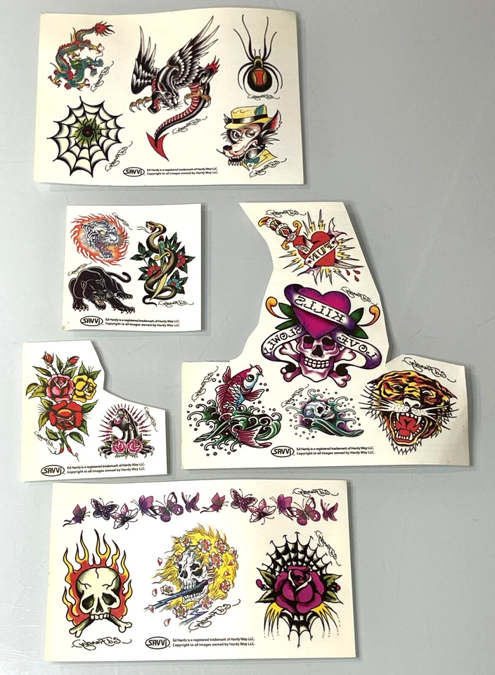 Tatuajes temporales Ed Hardy Foto 1 de 4