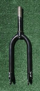 Free Agent BMX Bike Fork 6.5" Steer Tube 1 1/8" Threadless  Black