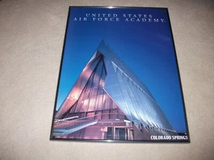United States Air Force Academy chapel, framed color cardboard photo art print. - Picture 1 of 4