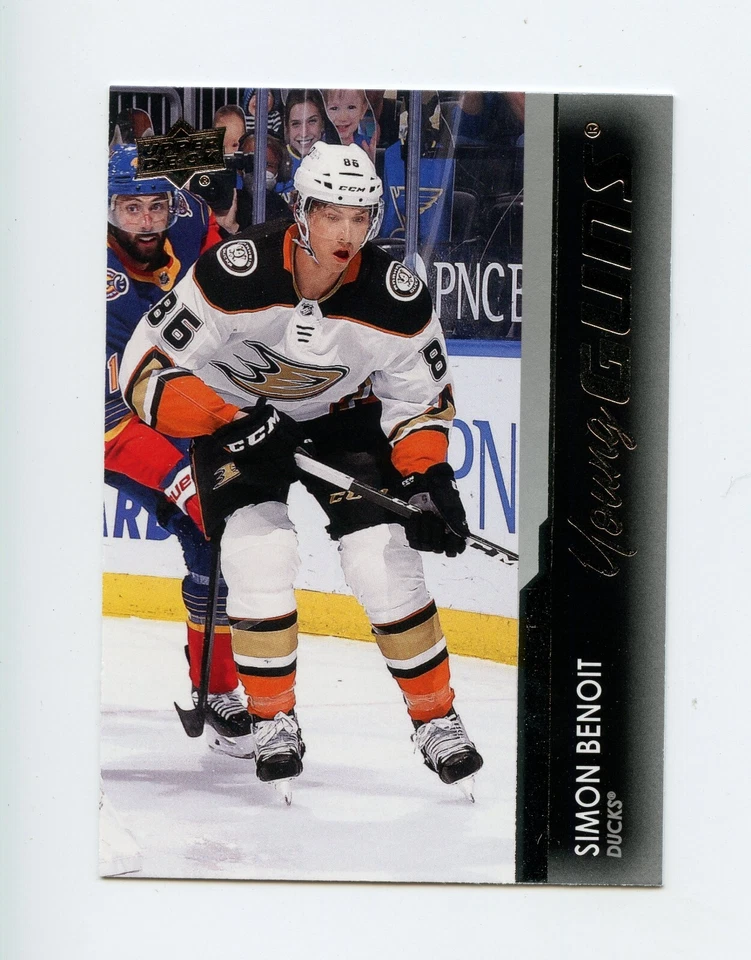 21/22 UPPER DECK YOUNG GUNS ROOKIE RC #228 SIMON BENOIT DUCKS *69923 - Image 1 of 1
