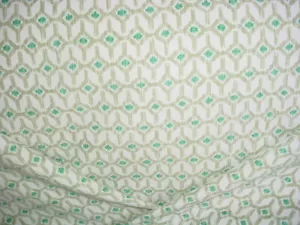 9Y Jane Churchill J981F Tanzy Sabia Blanca Batik Estampado Algodón Tela - Imagen 1 de 4