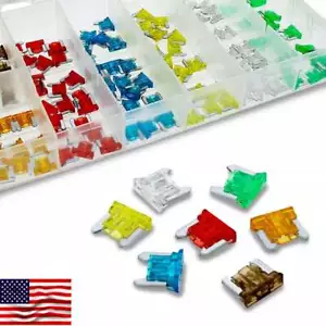 120-600pcs Low profile Mini Car Fuse Auto Car Motorcycle SUV FUSES Kit APM ATM - Picture 1 of 11