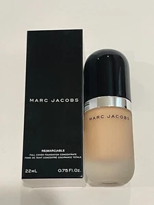 Marc Jacobs Re(Marc)Able Full Cover Foundation 22 Bisque Light .75 uncji 22ml Stalówka w pudełku - Zdjęcie 1 z 4
