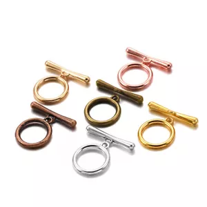 OT Toggle Clasp Connectors Clasps Metal Jewelry Making Accessories DIY 10sets - Picture 1 of 11