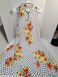 NWT, Est. 1946 Dress, Women's Size Xl, Polyester, Lined, Sleevless, Floral - Picture 1 of 4
