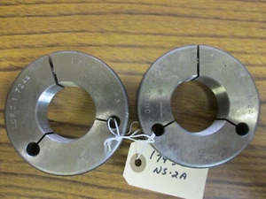 Juego de medidores de anillo de rosca Go and No Go 1-3/4"-32 NS-2A - Imagen 1 de 3