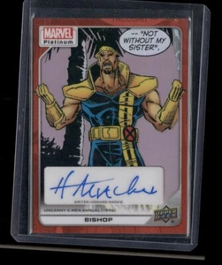Bishop #185 Creator Auto Naranja Arco Iris/25 Cubierta Superior 2023 Marvel Platino - Imagen 1 de 3